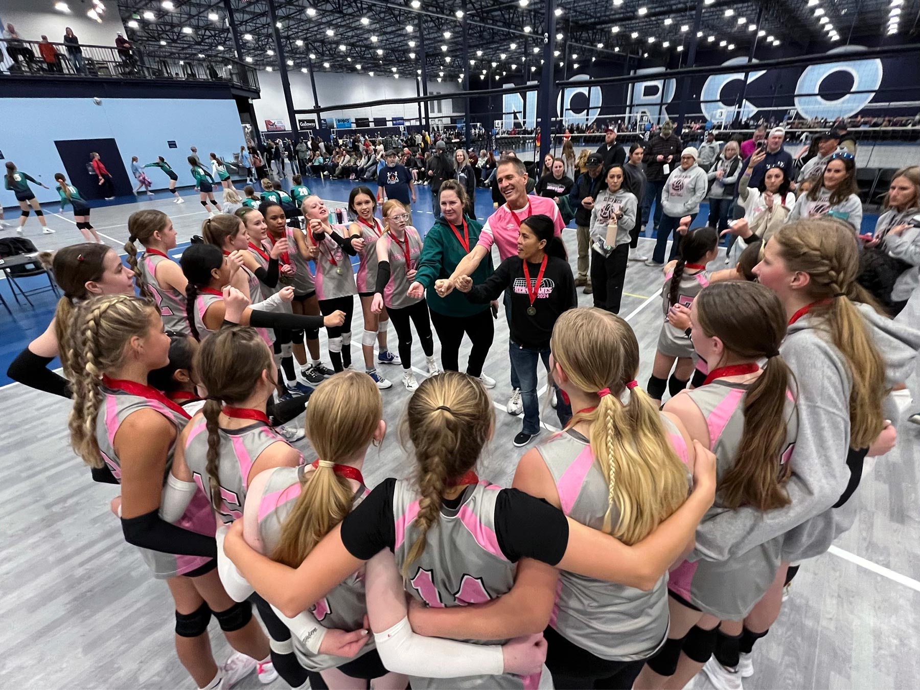 Hericanes Team Huddle